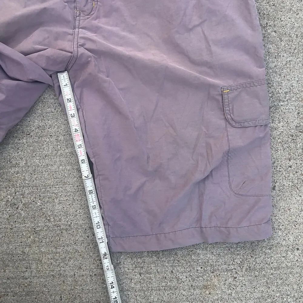 Y2K No Boundaries Swim Trunks‎ Purple Cargo Board Shorts | Size 36